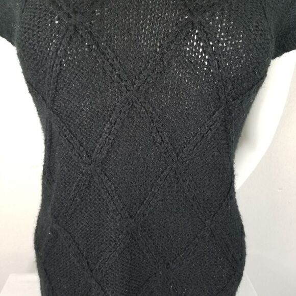 La Classe‎ Couture Black Acrylic Cowl Neck Sweater Size S - Picture 6 of 8